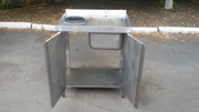 Мойка для кухни односекционная с отверстием для мусора 